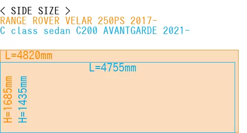 #RANGE ROVER VELAR 250PS 2017- + C class sedan C200 AVANTGARDE 2021-